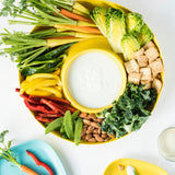 Bamboo Chip & Dip Set - Lemon